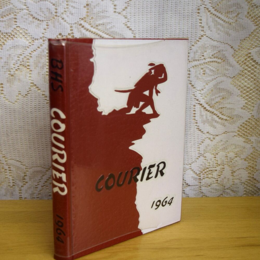 1964 Boise Senior High School Yearbook Courier Idaho ID Autographs BHS